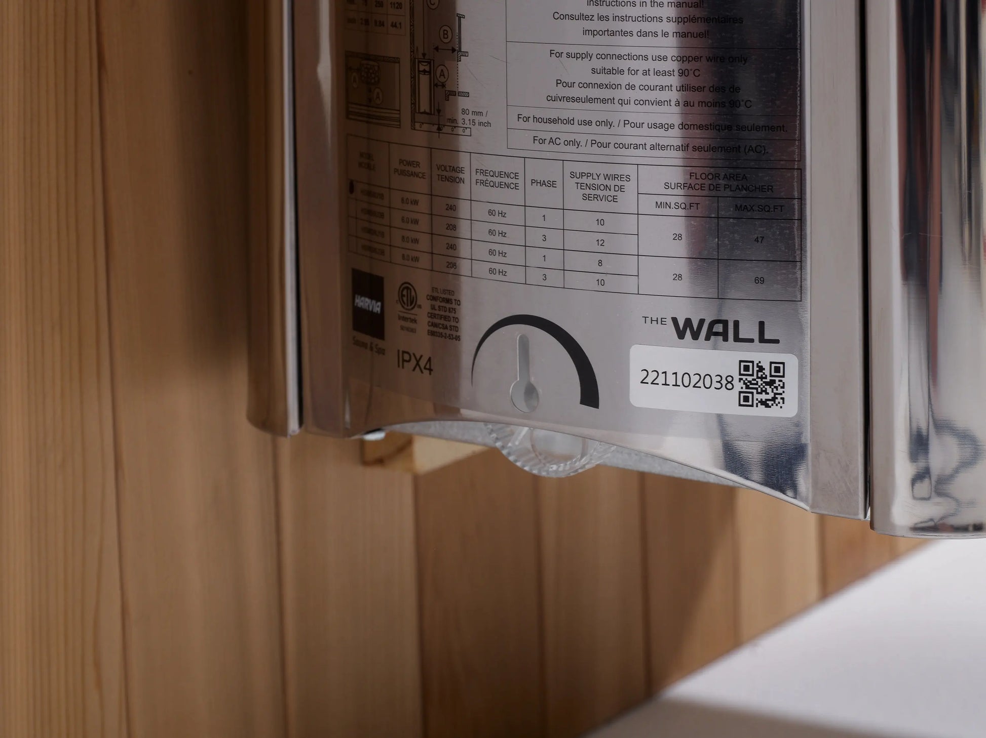 Golden Designs Visby 3 Person Hybrid (PureTech™ Full Spectrum IR or Traditional Stove) Outdoor Sauna (GDI-8223-01) Golden Designs Inc (NA)