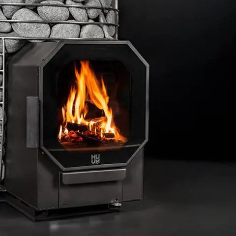 Wood-Burning Sauna Stove, 9.8kW (HIVE FLOW) HUUM