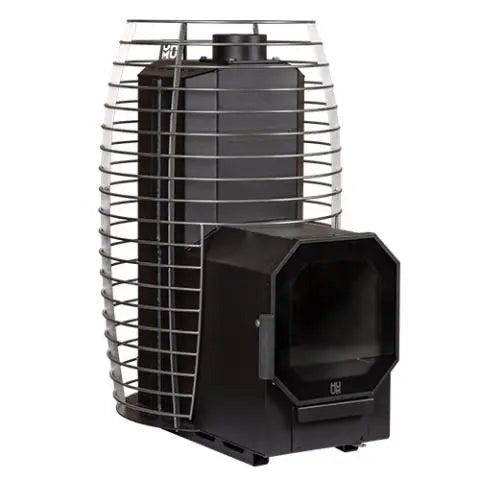Wood-Burning Sauna Stove w/ Firebox Extension, 9.8kW (HIVE FLOW LS) HUUM