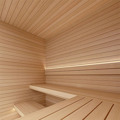 PROSAUNAS Hemlock Wall Material 1/2 x 4 in VG Tongue & Groove V2E