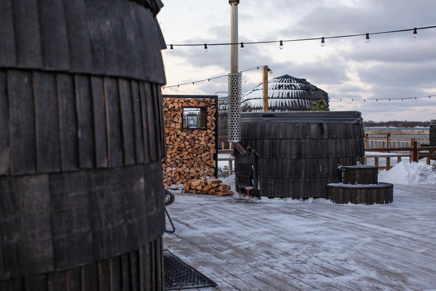 Iglucraft Wood-Fired Hot Tub Outdoor