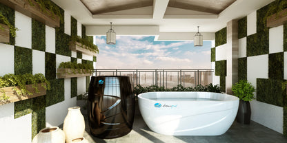 Dreampod Ice Series Cold Plunge Barrel with Chiller