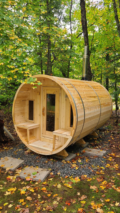 Dundalk Leisurecraft Canadian Timber Outdoor Sauna Tranquility Model