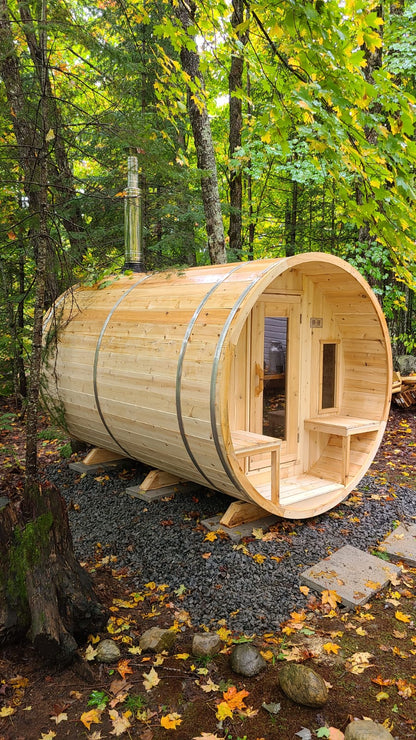 Dundalk Leisurecraft Canadian Timber Outdoor Sauna Tranquility Model
