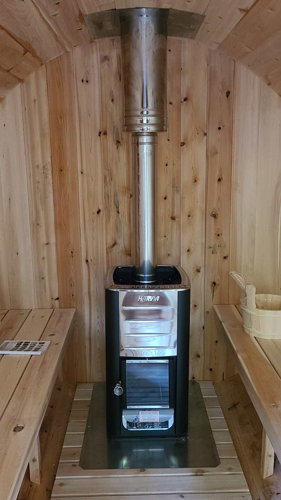 Dundalk Leisurecraft Canadian Timber Outdoor Sauna Tranquility Model