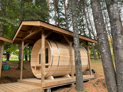 Dundalk Leisurecraft Canadian Timber Outdoor Sauna Tranquility Model