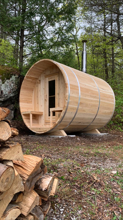 Dundalk Leisurecraft Canadian Timber Outdoor Sauna Serenity Model