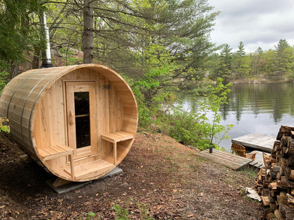 Dundalk Leisurecraft Canadian Timber Outdoor Sauna Serenity Model