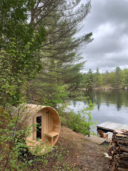 Dundalk Leisurecraft Canadian Timber Outdoor Sauna Serenity Model