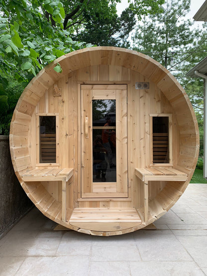 Dundalk Leisurecraft Canadian Timber Outdoor Sauna Tranquility Model