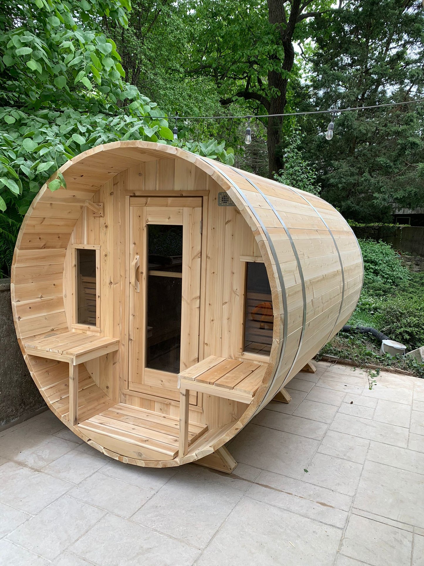Dundalk Leisurecraft Canadian Timber Outdoor Sauna Tranquility Model