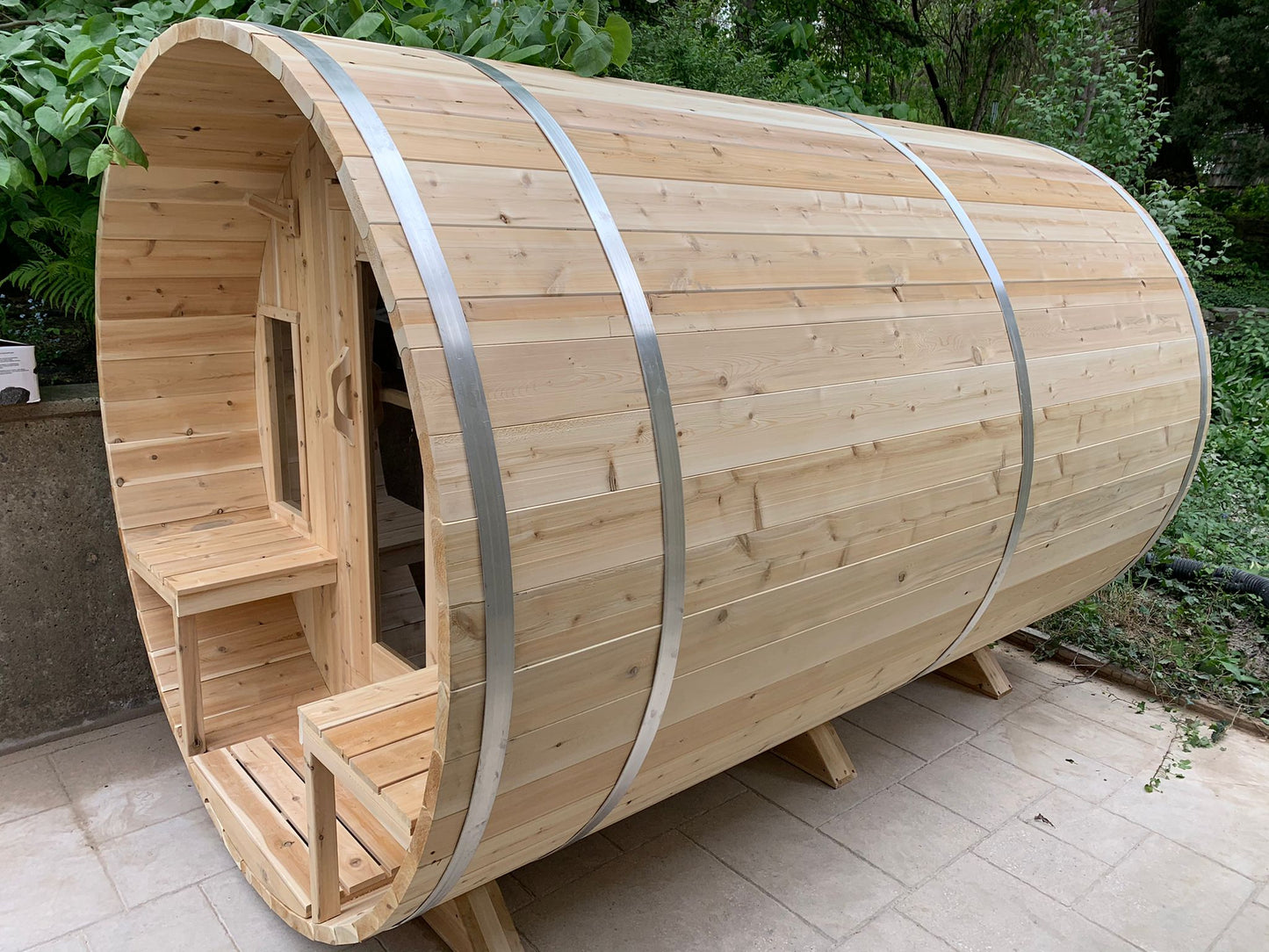 Dundalk Leisurecraft Canadian Timber Outdoor Sauna Tranquility Model