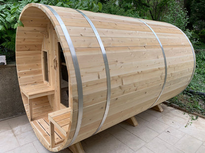 Dundalk Leisurecraft Canadian Timber Outdoor Sauna Tranquility Model