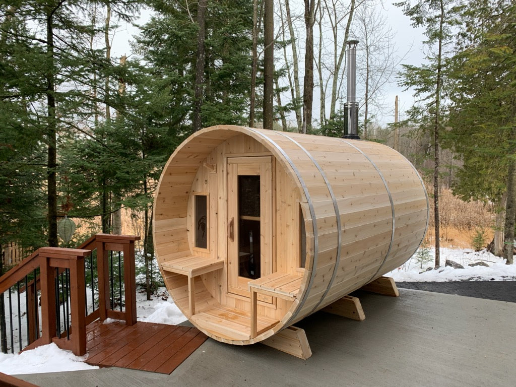 Dundalk Leisurecraft Canadian Timber Outdoor Sauna Tranquility Model