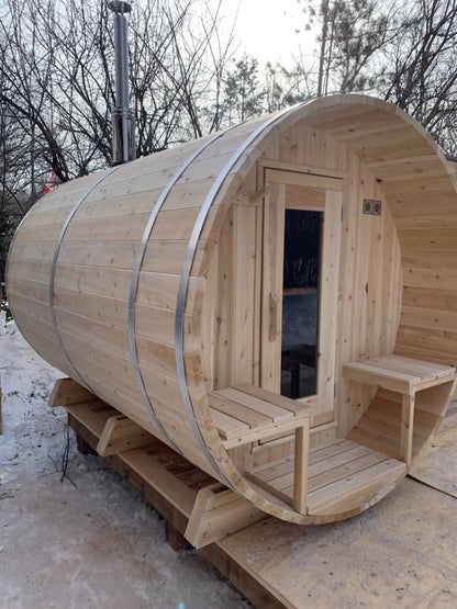 Dundalk Leisurecraft Canadian Timber Outdoor Sauna Serenity Model