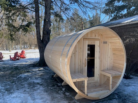 Dundalk Leisurecraft Canadian Timber Outdoor Sauna Serenity Model