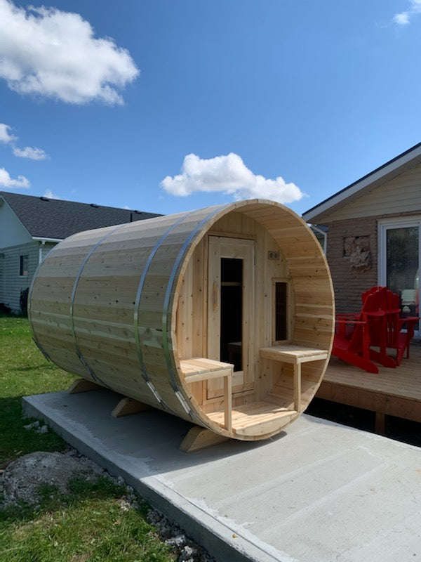 Dundalk Leisurecraft Canadian Timber Outdoor Sauna Tranquility Model