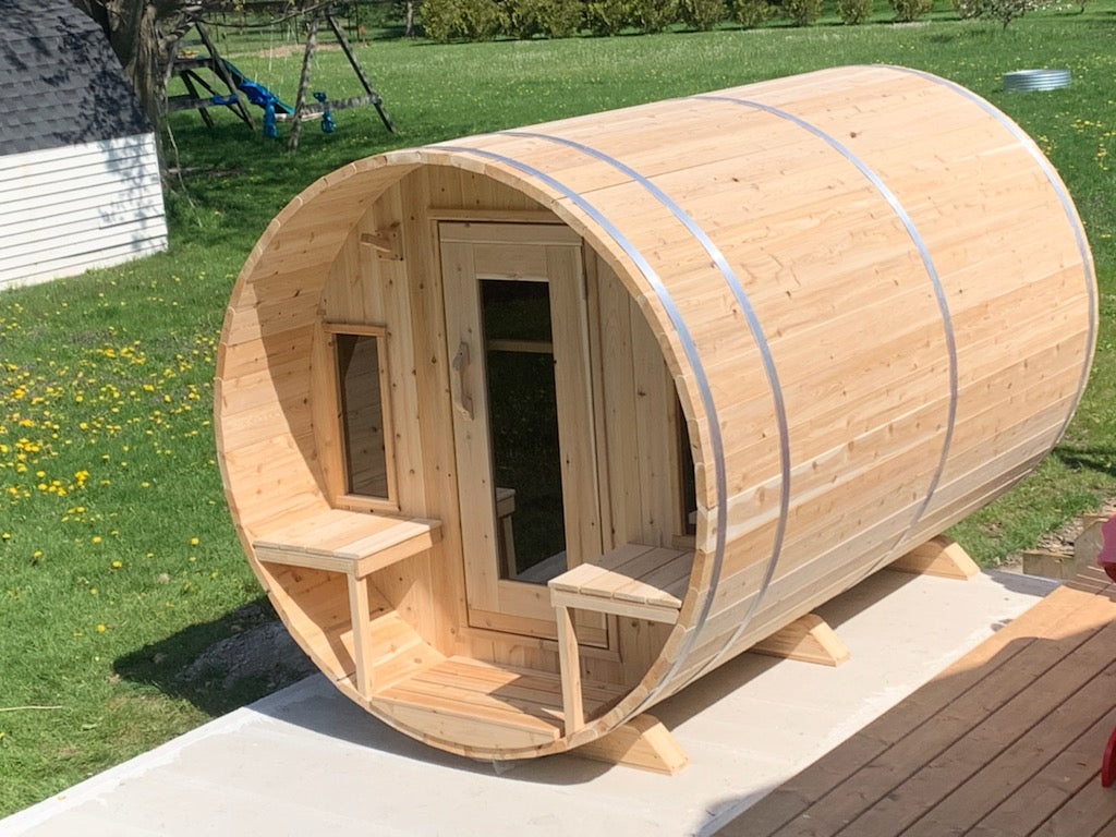 Dundalk Leisurecraft Canadian Timber Outdoor Sauna Tranquility Model