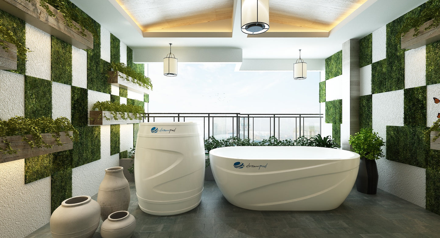 Dreampod Ice Series Cold Plunge Barrel with Chiller