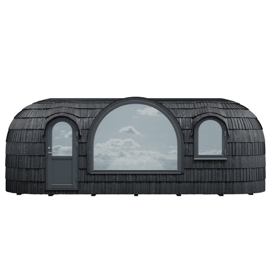 Iglucraft Panoramic Iglusauna Wood-Fired Outdoor Sauna 6-Person