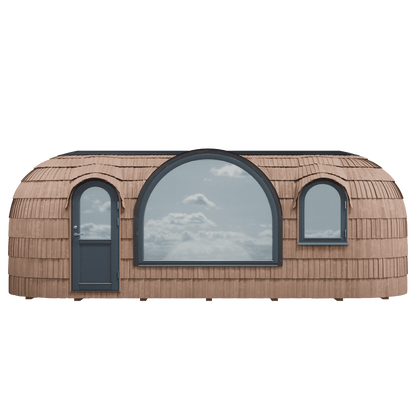 Iglucraft Panoramic Iglusauna Wood-Fired Outdoor Sauna 6-Person