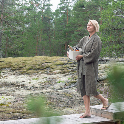 Rento Kenno Bath Robe Cotton Polyester Size S/M