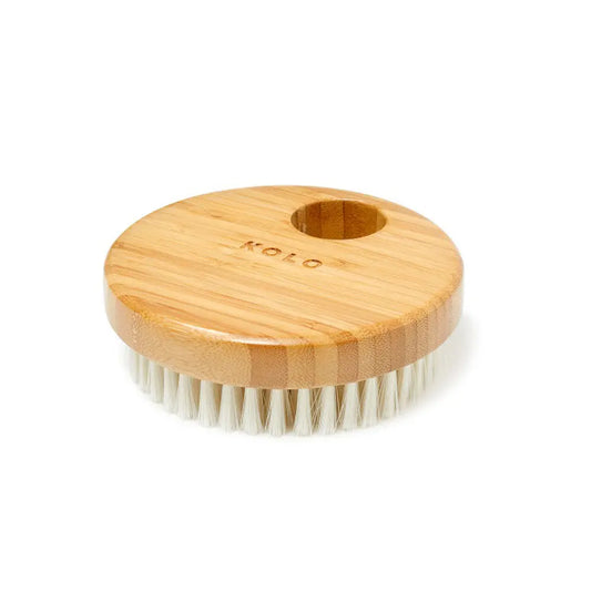 KOLO Bath Brush Bambu (Sauna Bath Brush, Natural Bamboo, No Handle) KOLO