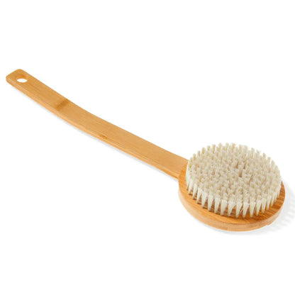 KOLO Bath Brush Bambu 2 (Sauna Bath Brush with Handle, Natural Bamboo) KOLO