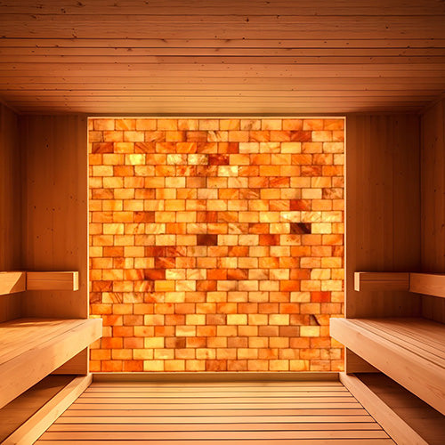 PROSAUNAS Custom Himalayan Salt Sauna Wall Kit