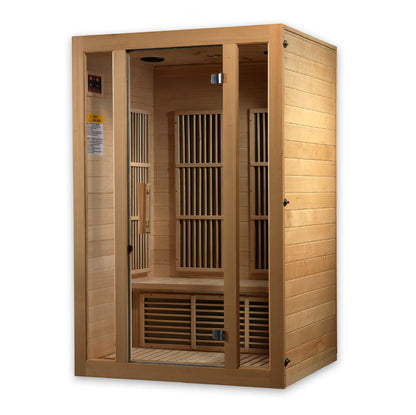 Maxxus "Seattle" 2-Person Low EMF FAR Infrared Sauna  (MX-J206-01 Seattle) Maxxus