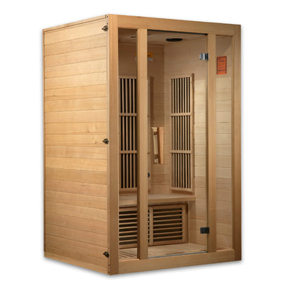 Maxxus "Seattle" 2-Person Low EMF FAR Infrared Sauna  (MX-J206-01 Seattle) Maxxus