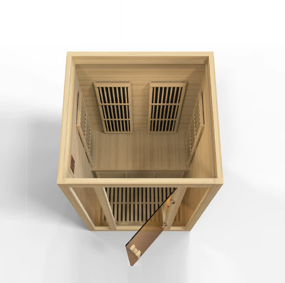 Maxxus "Seattle" 2-Person Low EMF FAR Infrared Sauna  (MX-J206-01 Seattle) Maxxus