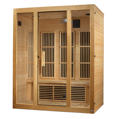 Maxxus "Bellevue" 3-Person Low EMF FAR Infrared Sauna (MX-J306-01 Bellevue) Maxxus