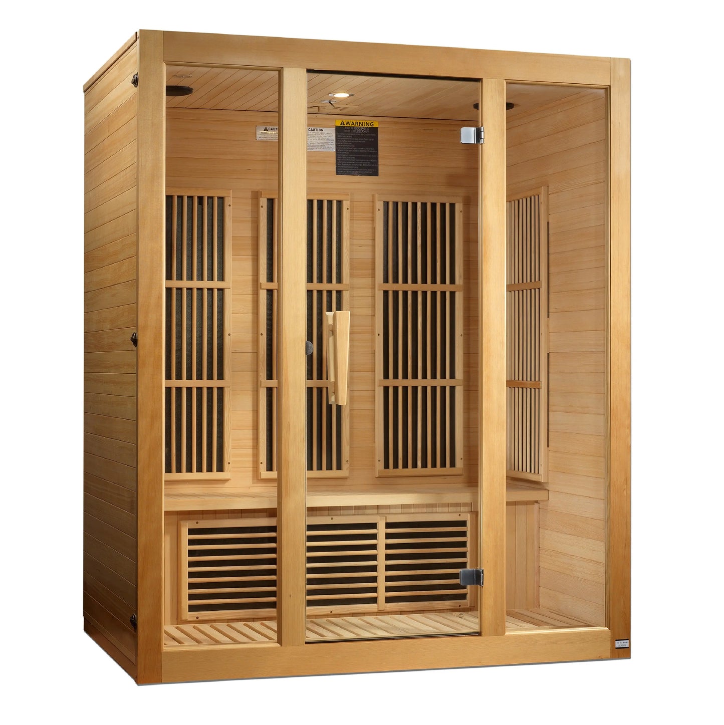 Maxxus "Bellevue" 3-Person Low EMF FAR Infrared Sauna (MX-J306-01) Maxxus