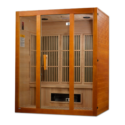 Maxxus 3-Person Low EMF FAR Infrared Sauna (MX-J306-02S) Maxxus