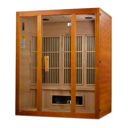Maxxus 3-Person Low EMF FAR Infrared Sauna (MX-J306-02S) Maxxus