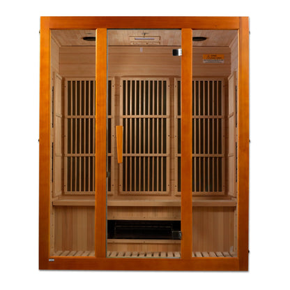 Maxxus 3-Person Low EMF FAR Infrared Sauna (MX-J306-02S) Maxxus