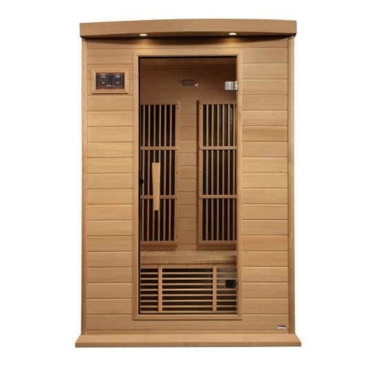 Maxxus 2-Person Near Zero EMF FAR Infrared Sauna (MX-K206-01-ZF) Maxxus