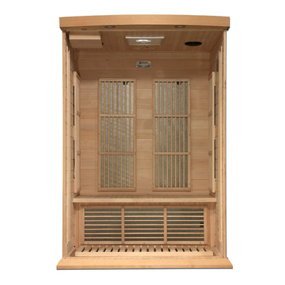 Maxxus 2-Person Near Zero EMF FAR Infrared Sauna (MX-K206-01-ZF) Maxxus