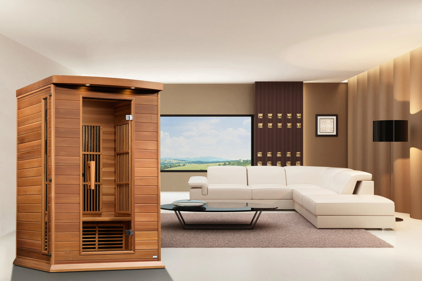 Maxxus 2-Person Low EMF FAR Infrared Sauna (MX-K206-01 CED) Maxxus