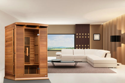 Maxxus 2-Person Low EMF FAR Infrared Sauna (MX-K206-01 CED) Maxxus