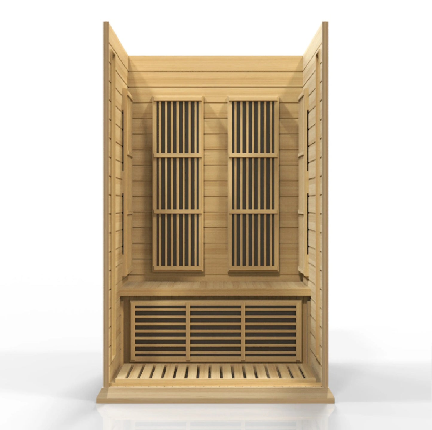 Maxxus 2-Person Low EMF FAR Infrared Sauna (MX-K206-01 Hemlock) Maxxus