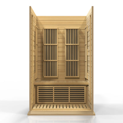 Maxxus 2-Person Low EMF FAR Infrared Sauna (MX-K206-01 Hemlock) Maxxus