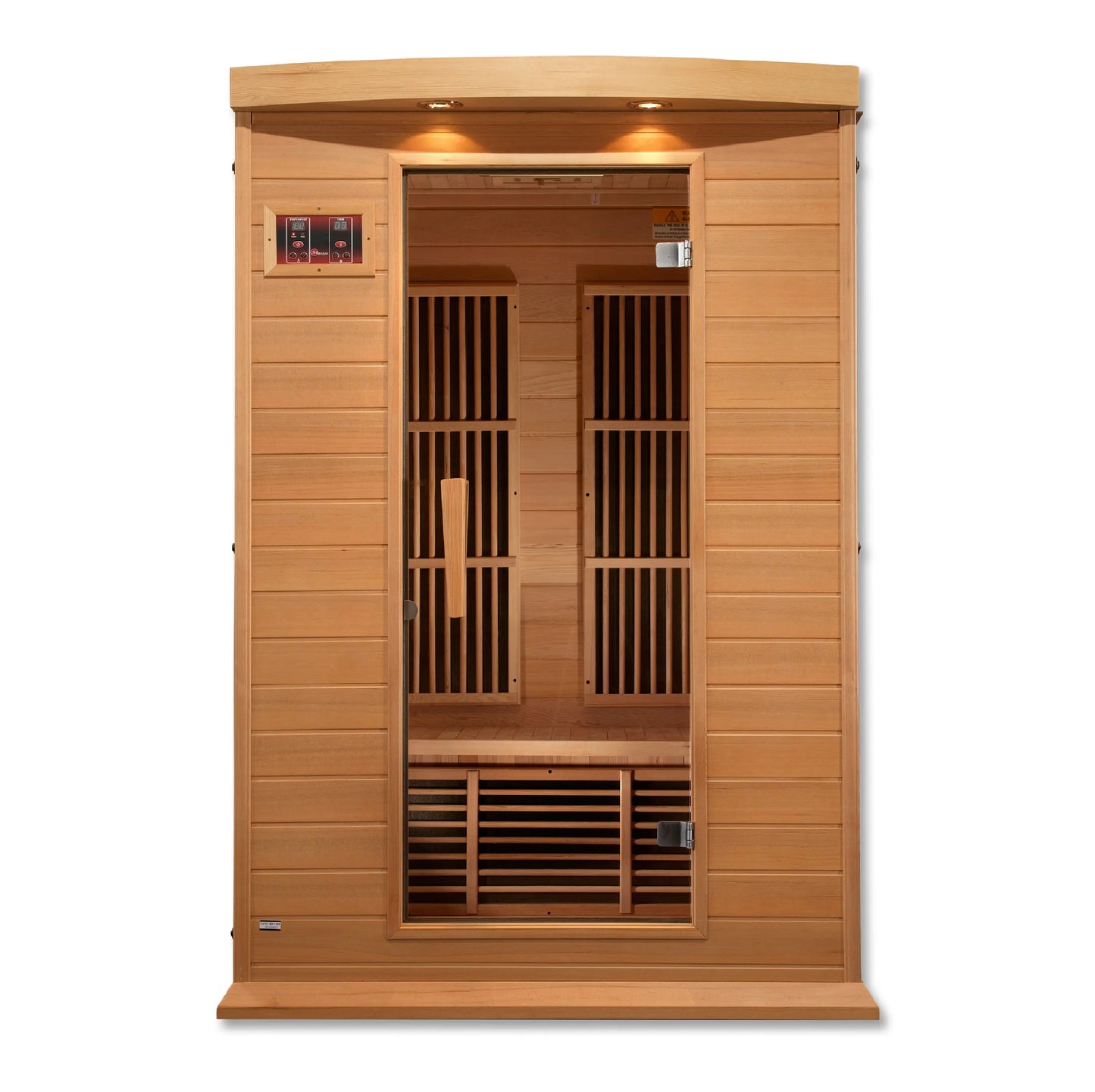 Maxxus 2-Person Low EMF FAR Infrared Sauna (MX-K206-01 Hemlock) Maxxus