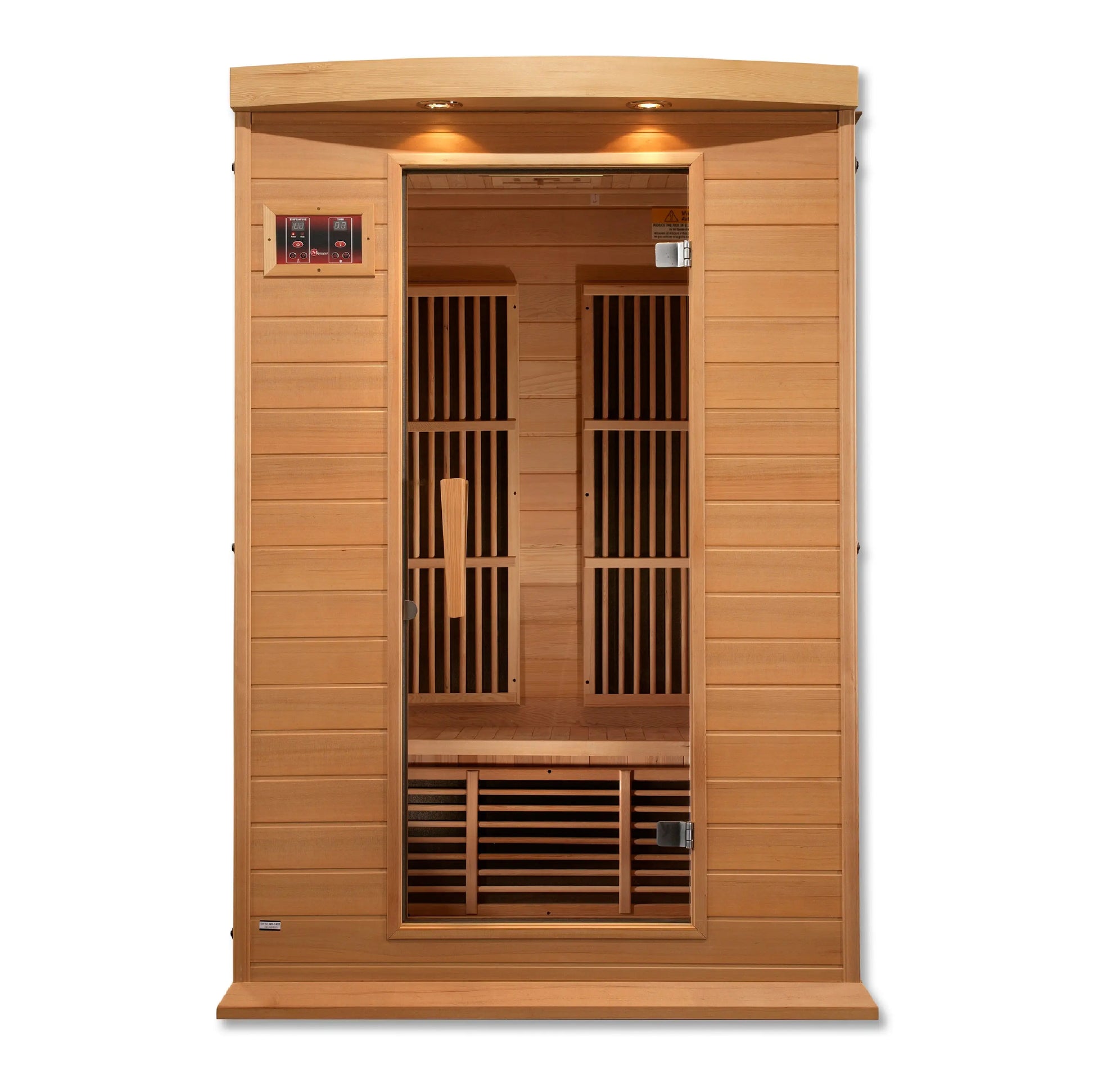 Maxxus 2-Person Low EMF FAR Infrared Sauna (MX-K206-01 Hemlock) Maxxus