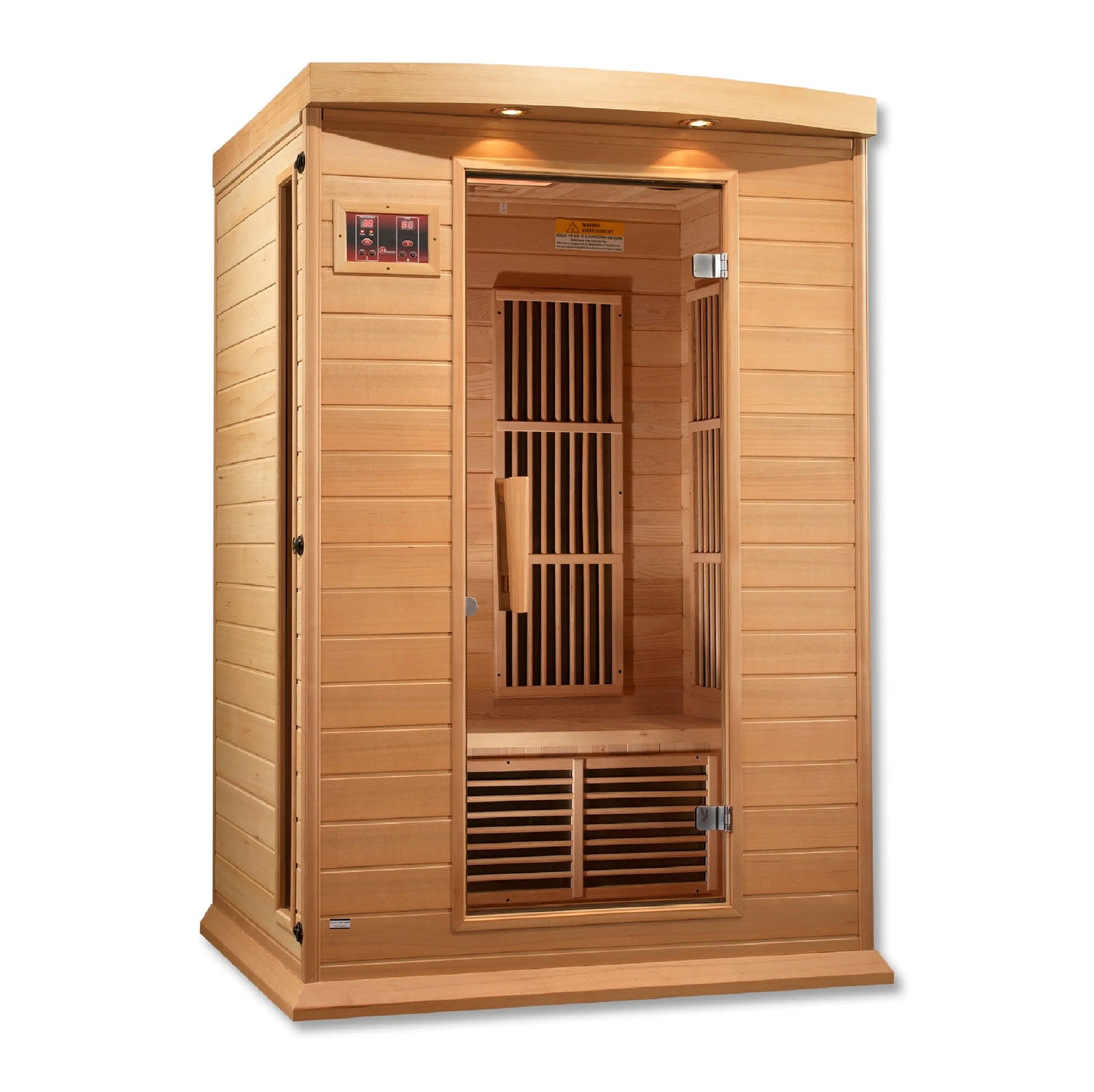 Maxxus 2-Person Low EMF FAR Infrared Sauna (MX-K206-01 Hemlock) Maxxus
