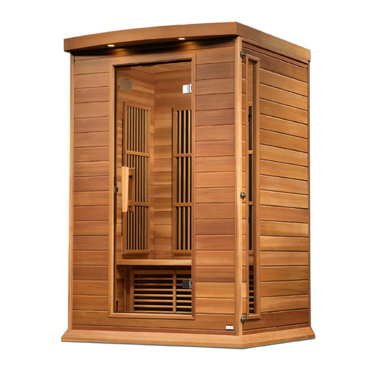 Maxxus 2-Person Low EMF FAR Infrared Sauna (MX-K206-01 CED) Maxxus