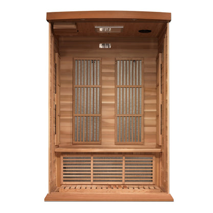 Maxxus 2-Person Near Zero EMF FAR Infrared Sauna (MX-K206-01 ZF CED) Maxxus