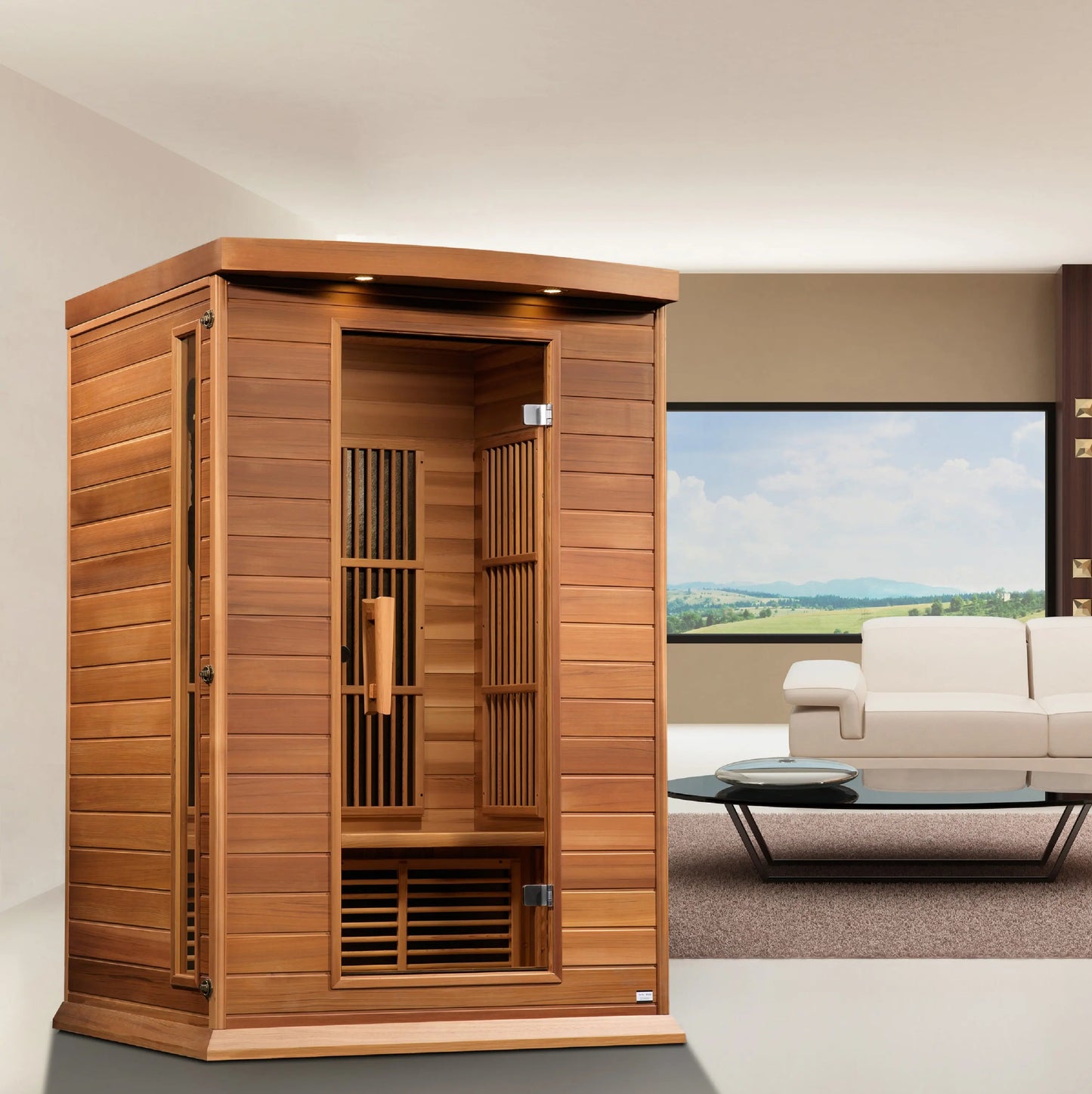 Maxxus 2-Person Near Zero EMF FAR Infrared Sauna (MX-K206-01 ZF CED) Maxxus