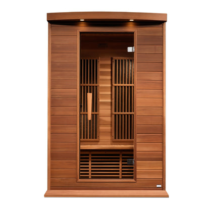 Maxxus 2-Person Near Zero EMF FAR Infrared Sauna (MX-K206-01 ZF CED) Maxxus